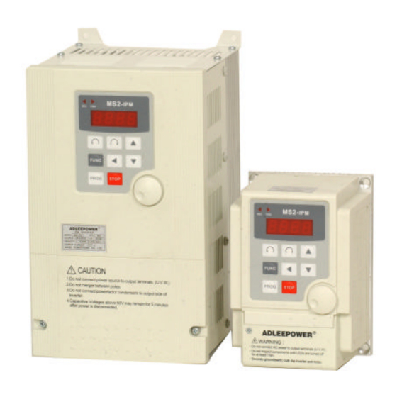 Adlee Powertronic MS2-102 Instruction Manual