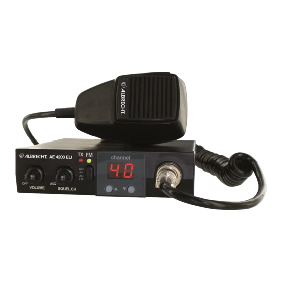 Albrecht AE 4200 EU User Manual