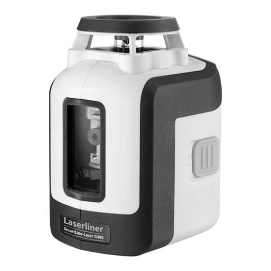 LaserLiner SmartLine-Laser G360 Manuals