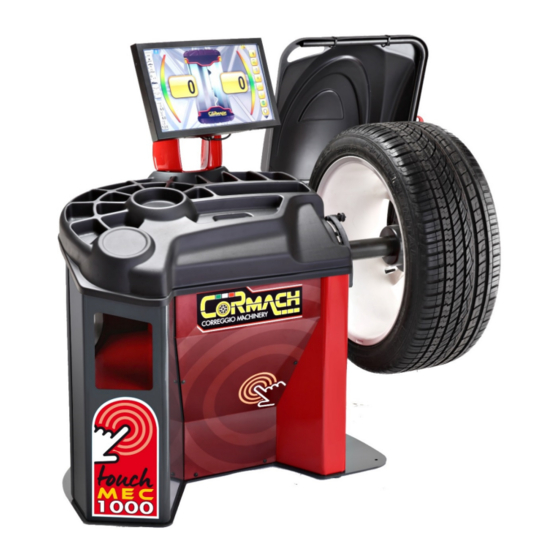 Cormach TOUCH MEC 100 Use And Maintenance Manual