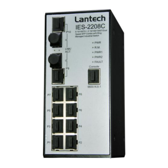 Lantech IES-2208C Manuals