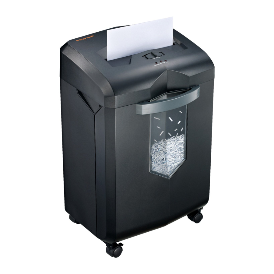 Bonsaii C149-C - 18-Sheet Cross-Cut Paper Shredder Manual