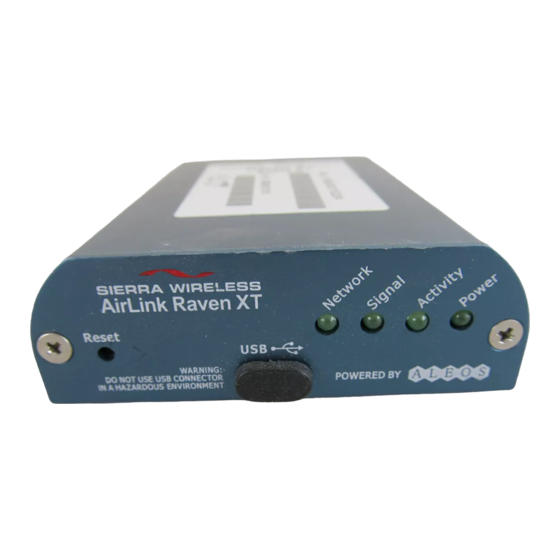 Sierra Wireless AirLink Raven XT User Manual