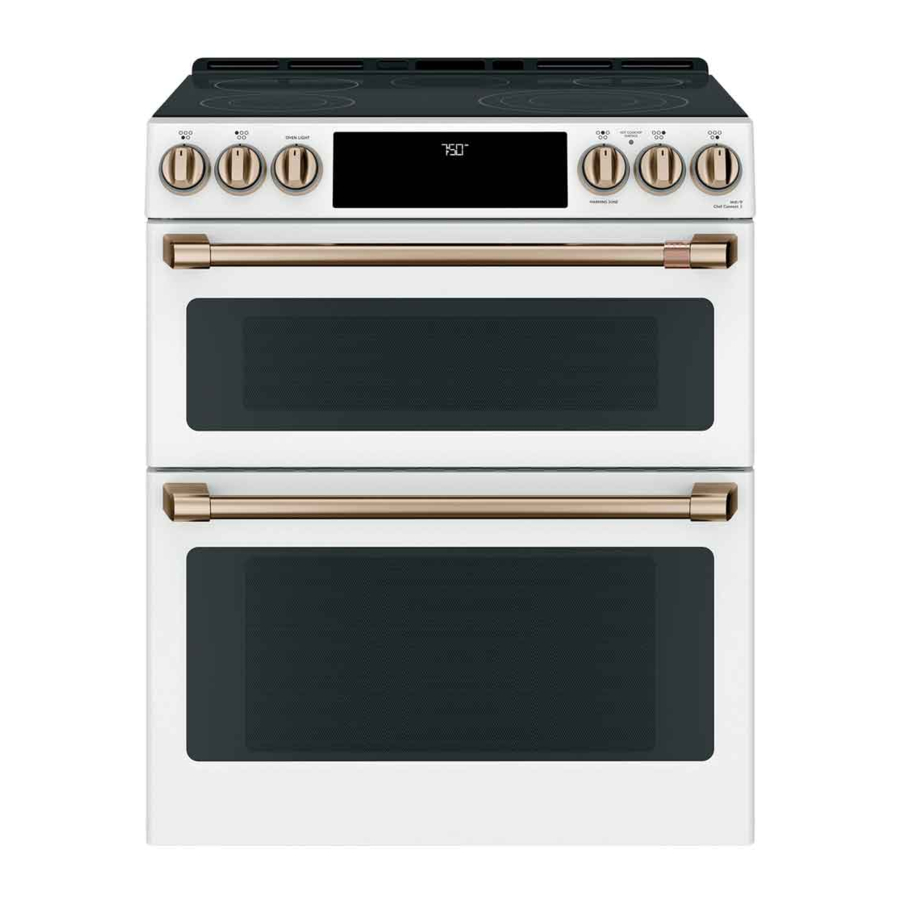 CAFE CES750P4MW2 - Double-Oven Range Manual