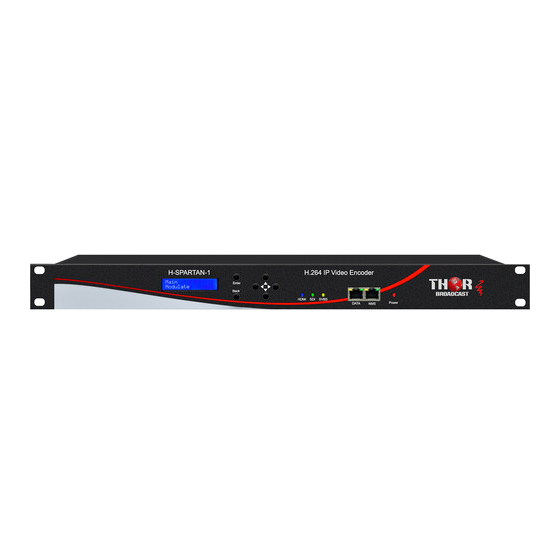 Thor Broadcast H-SPARTAN-1 Quick Setup Manual