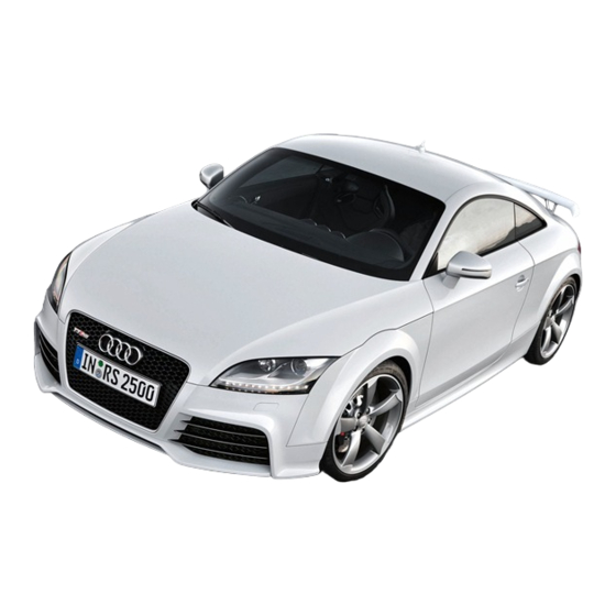 Audi TT RS COUPE Pricing And Specification Manual