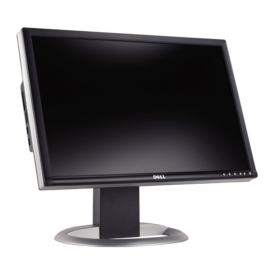 Dell 2405FPW - UltraSharp - 24" LCD Monitor User Manual