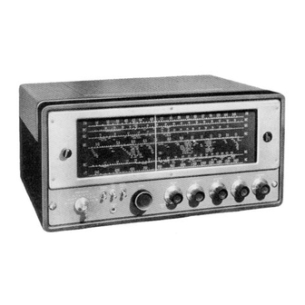 Hallicrafters SX-62A Operating And Service Instructions