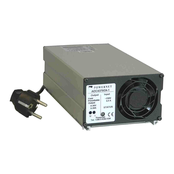 PowerNet ADC4370 SERIES User Manual