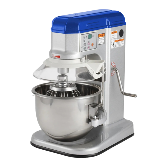Vollrath MIX1007 Operator's Manual