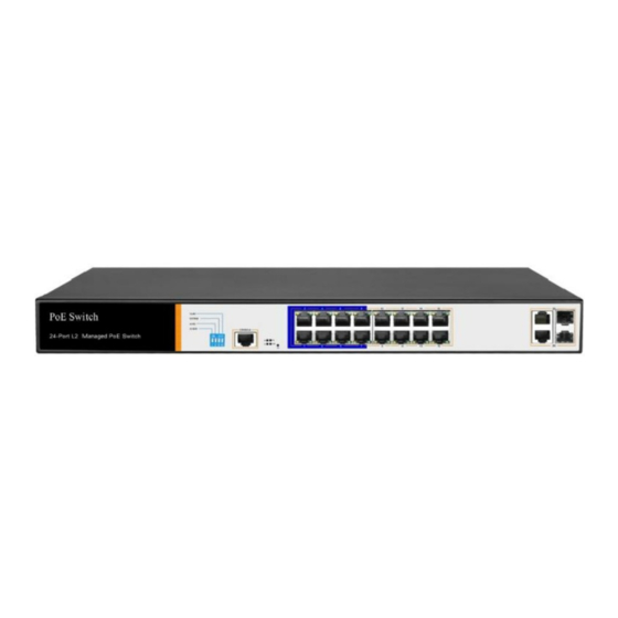 Hored PS3024GS Gigabit PoE Switch Manuals