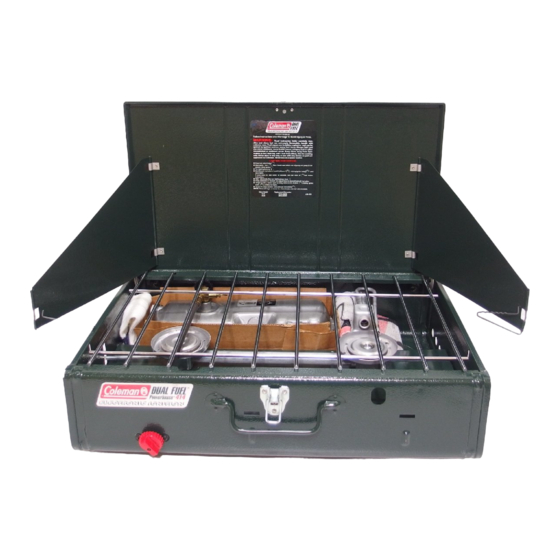Coleman Dual Fuel Stove Instruction Manual