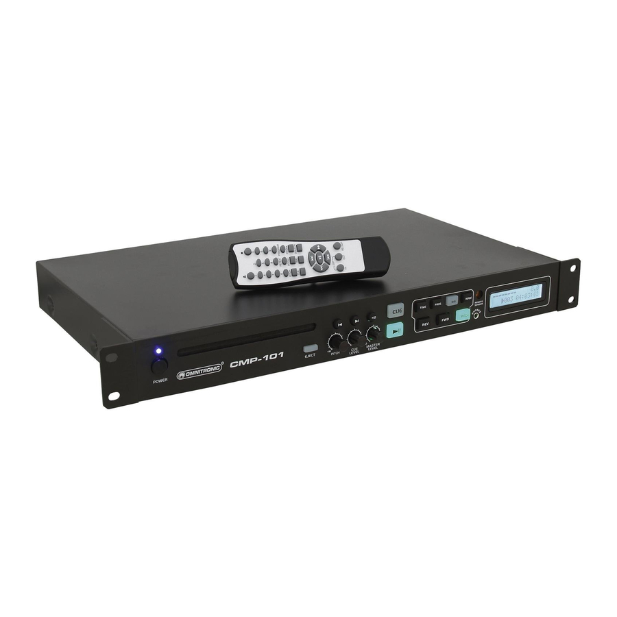 Omnitronic CMP-101 User Manual