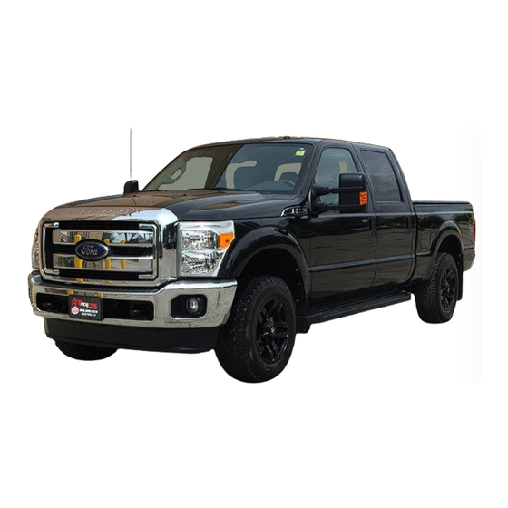 Ford 2014 SUPER DUTY Quick Reference Manual