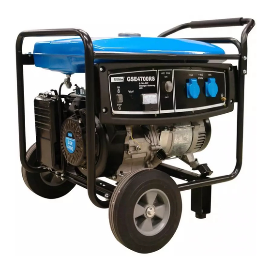 Gude GSE 4700 RS Operating Instructions Manual
