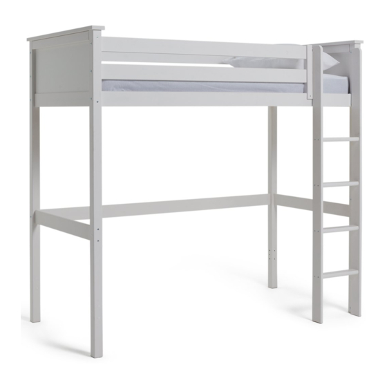 Argos Home Highsleeper Brooklyn 8545639 Assembly Instructions Manual