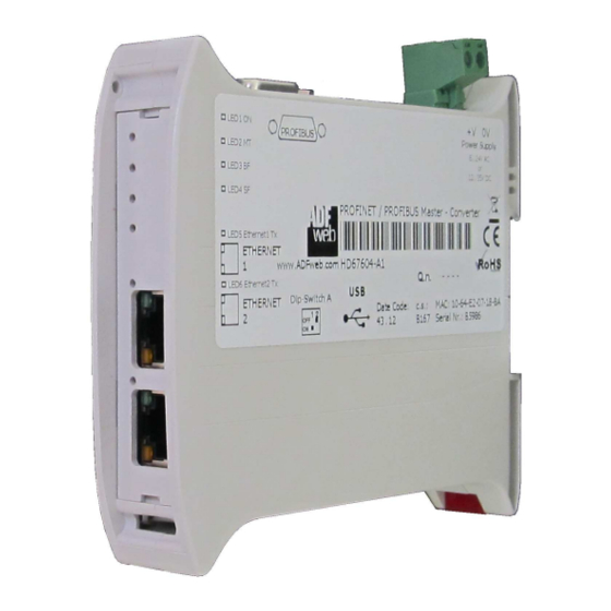 ADF Web HD67766-A1 User Manual