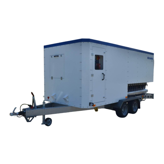 deconta ME 12 Mobile Dedusting Unit Manuals