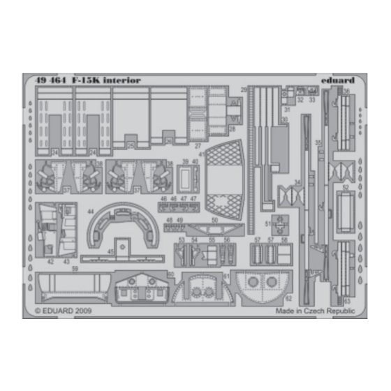 Eduard F-15K Manual