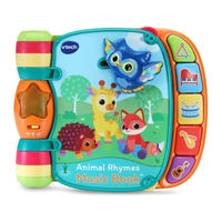 VTech baby Animal Rhymes Music Book Instruction Manual