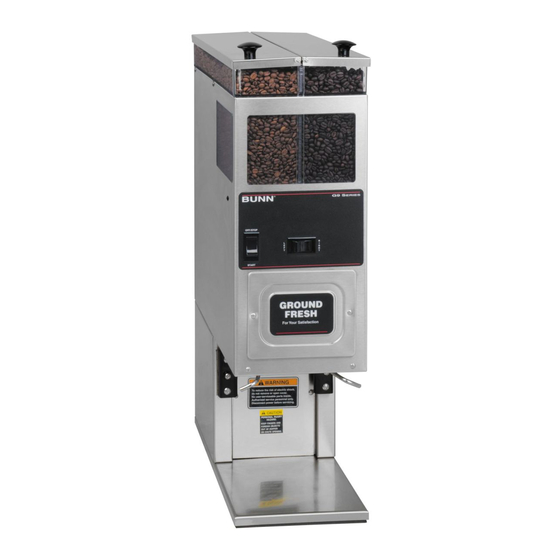 Bunn G9 HD Installation And Operating Manual