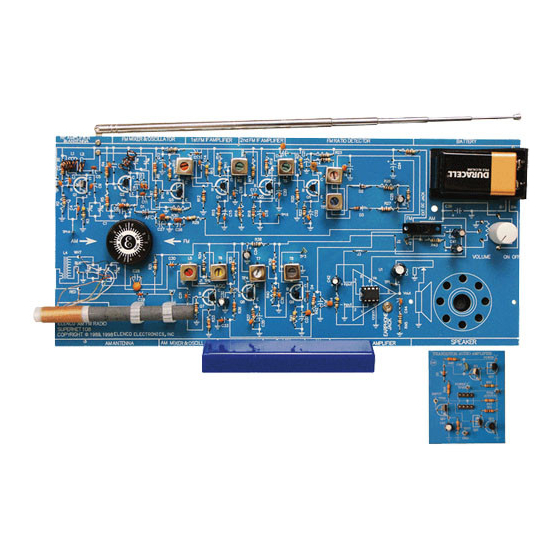 Elenco Electronics AM/FM-108CK Assembly And Instruction Manual
