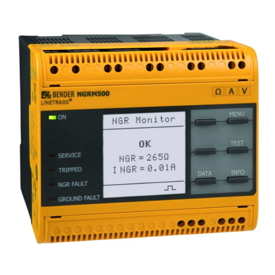 Bender NGRM500 Manual
