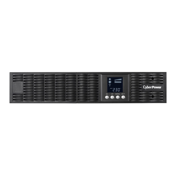 CyberPower OLS1000ERT2U User Manual