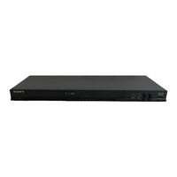 Sony Blu-ray Disc BDP-S485 Service Manual