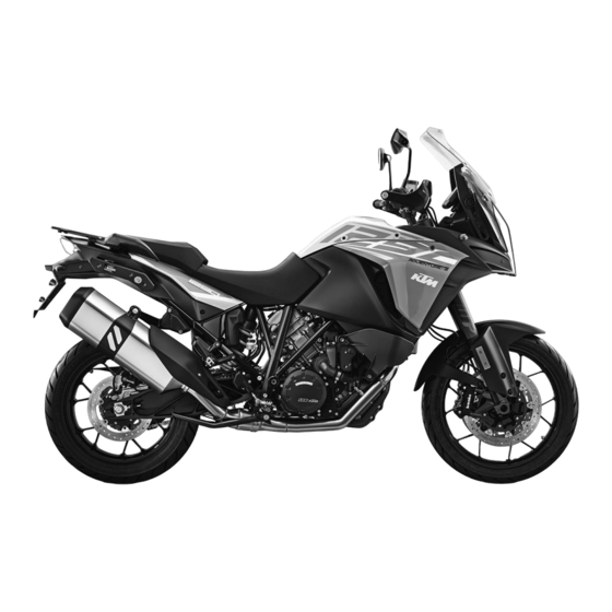 KTM 1290 Super Adventure S 2018 Setup Instructions