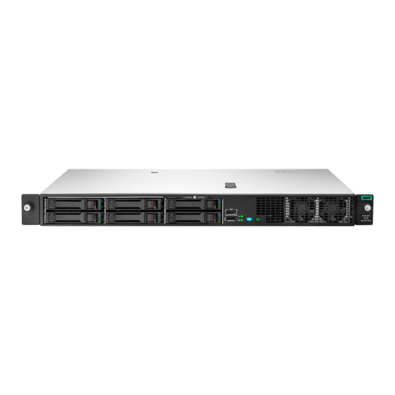 HPE ProLiant DL20 Gen10 Plus User Manual