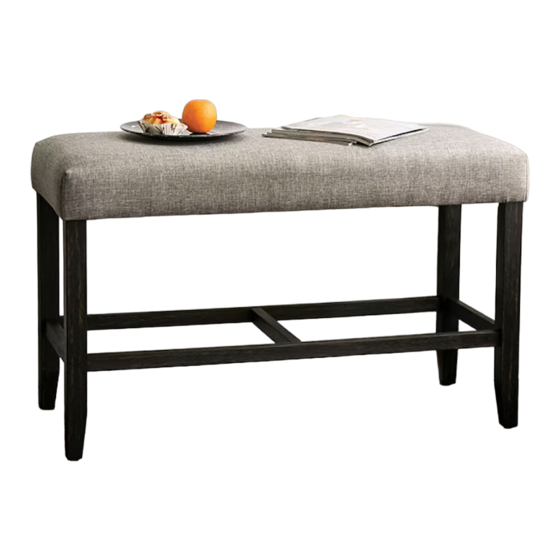 Furniture of America CM3736-PBN Assembly Instructions Manual