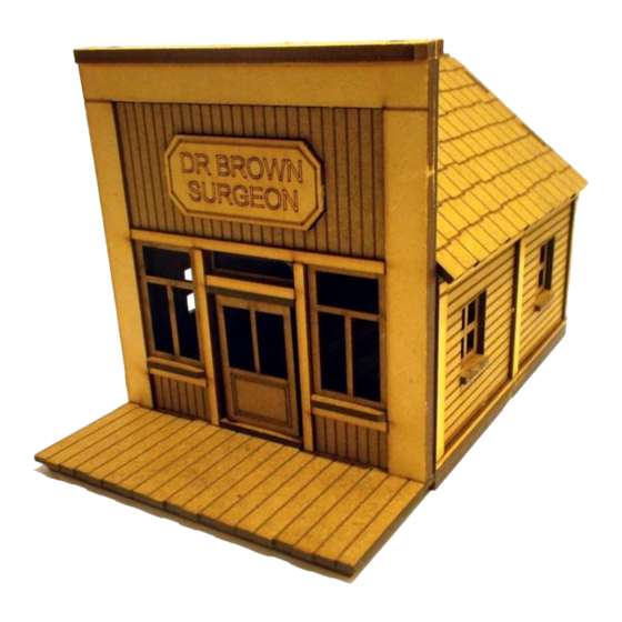 BLOTZ Old West Store 3 Assembly Instructions Manual