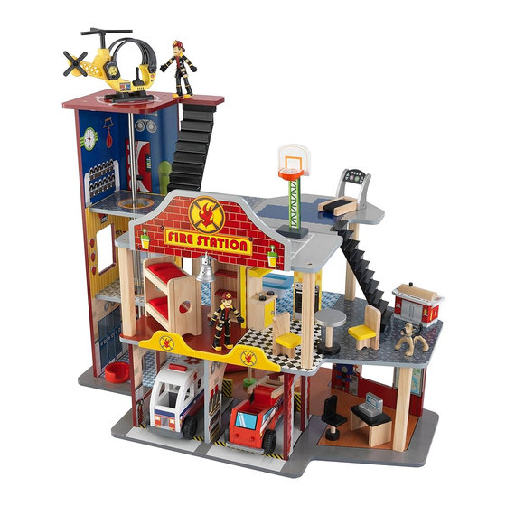 KidKraft Deluxe Fire Rescue Set Assembly Instructions Manual