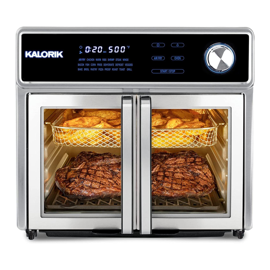 Kalorik MAXX AFO 51041 SS Air Fryer Oven Manual ManualsLib