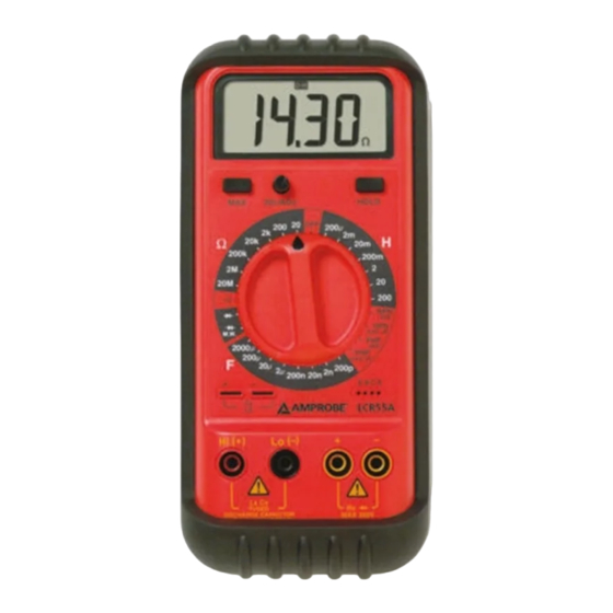 Amprobe LCR55A Operator's Manual