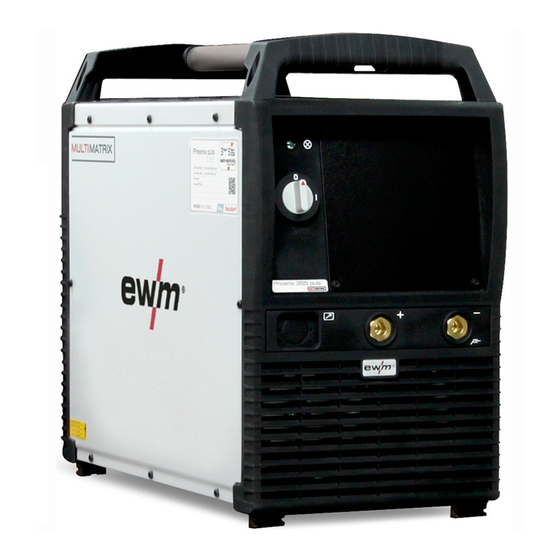 EWM Phoenix 355 Progress puls MM TDM Manuals