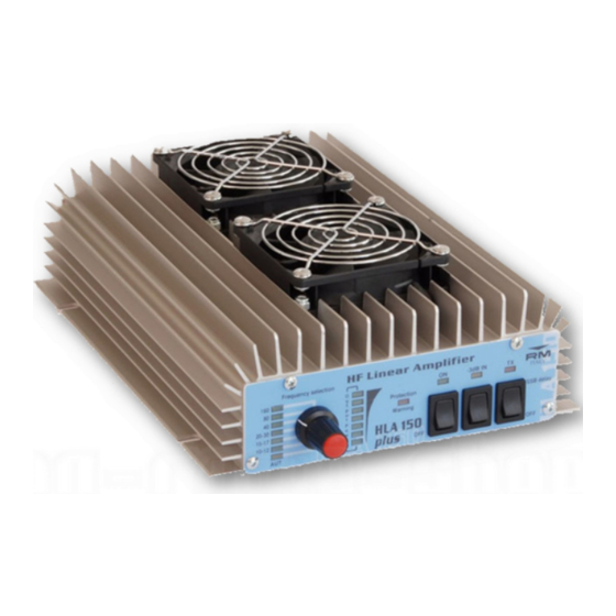 RM HLA 150 plus Quick Start Manual