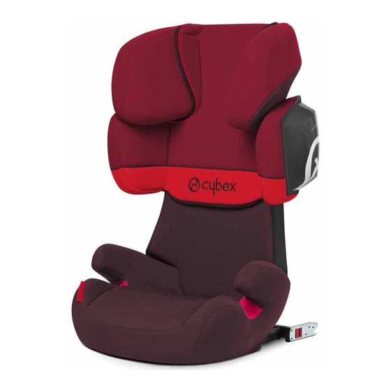 CYBEX SOLUTION X2-FIX User Manual