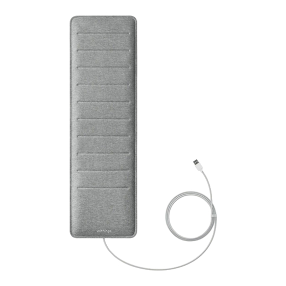 Withings Sleep Analyzer Quick Installation Manual