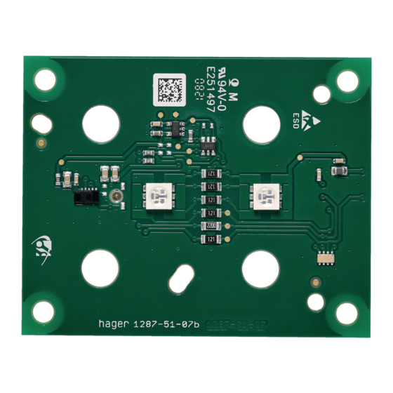 hager XEVS020 Replacement Manual