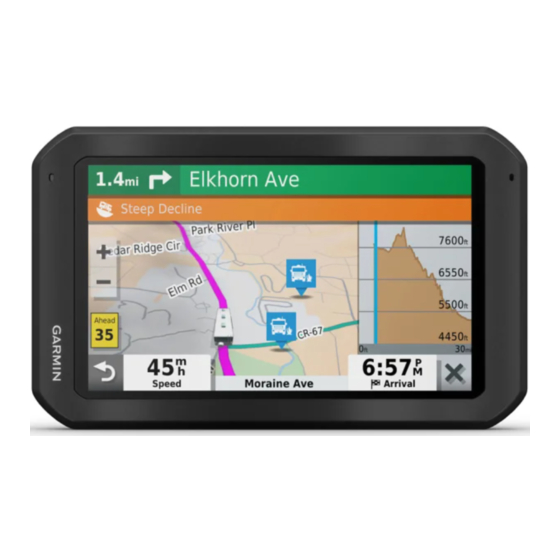 Garmin VIEO RV 751 Quick Start Manual