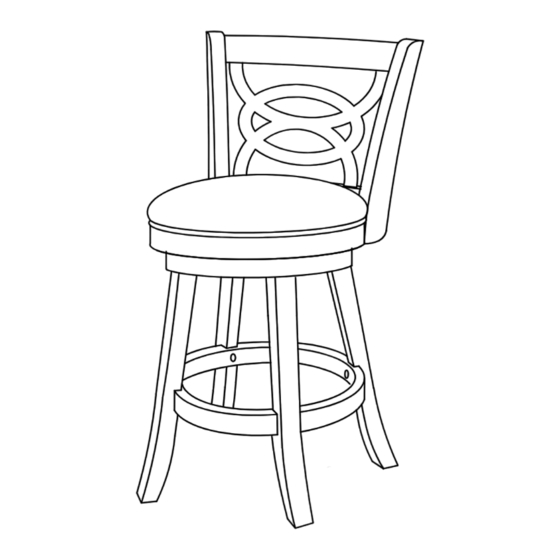 User Manuals: Costway HW58967 Swivel Bar Stools