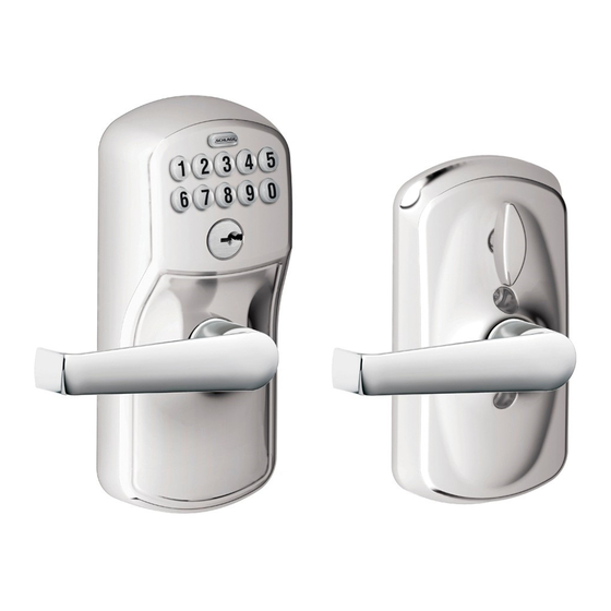Schlage FE595 Installation Instructions