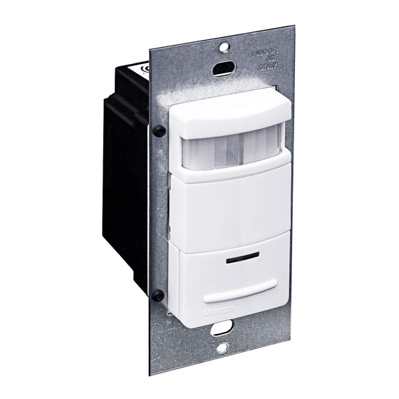 Leviton decora ODS10-I Series Quick Start Manual