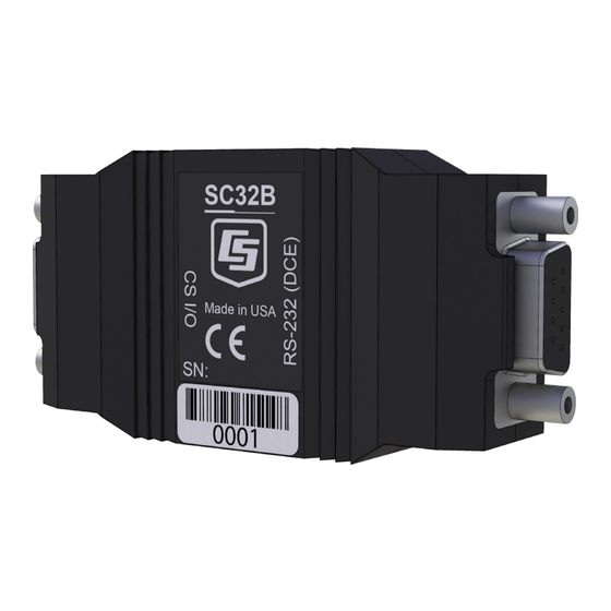 Campbell SC32B Product Manual
