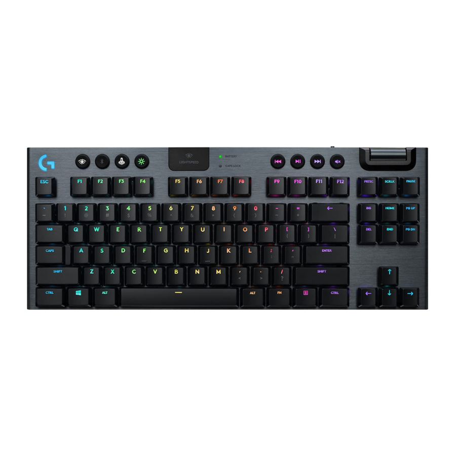 Logitech G915 TKL - Gaming Keyboard Manual