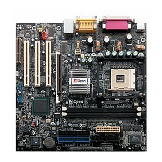AOpen MX4GE Online Manual