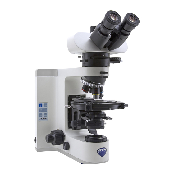 Optika B-1000 Operation Manual