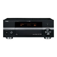 Yamaha RX-V3800 - AV Receiver Owner's Manual